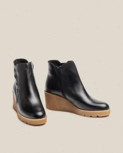 Sale Yokono Botín De Cuña MADONA-006 Negro