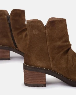 Clearance Yokono Botín De Tacón MESINA-003 MARRON