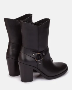 Clearance Yokono Botín De Tacón TOURS-008 NEGRO
