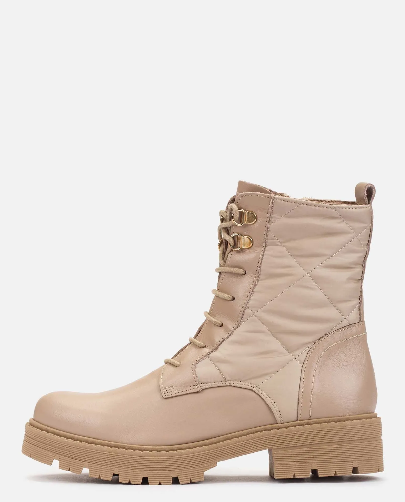 Online Yokono Botín Plano BERNA-007 Beige
