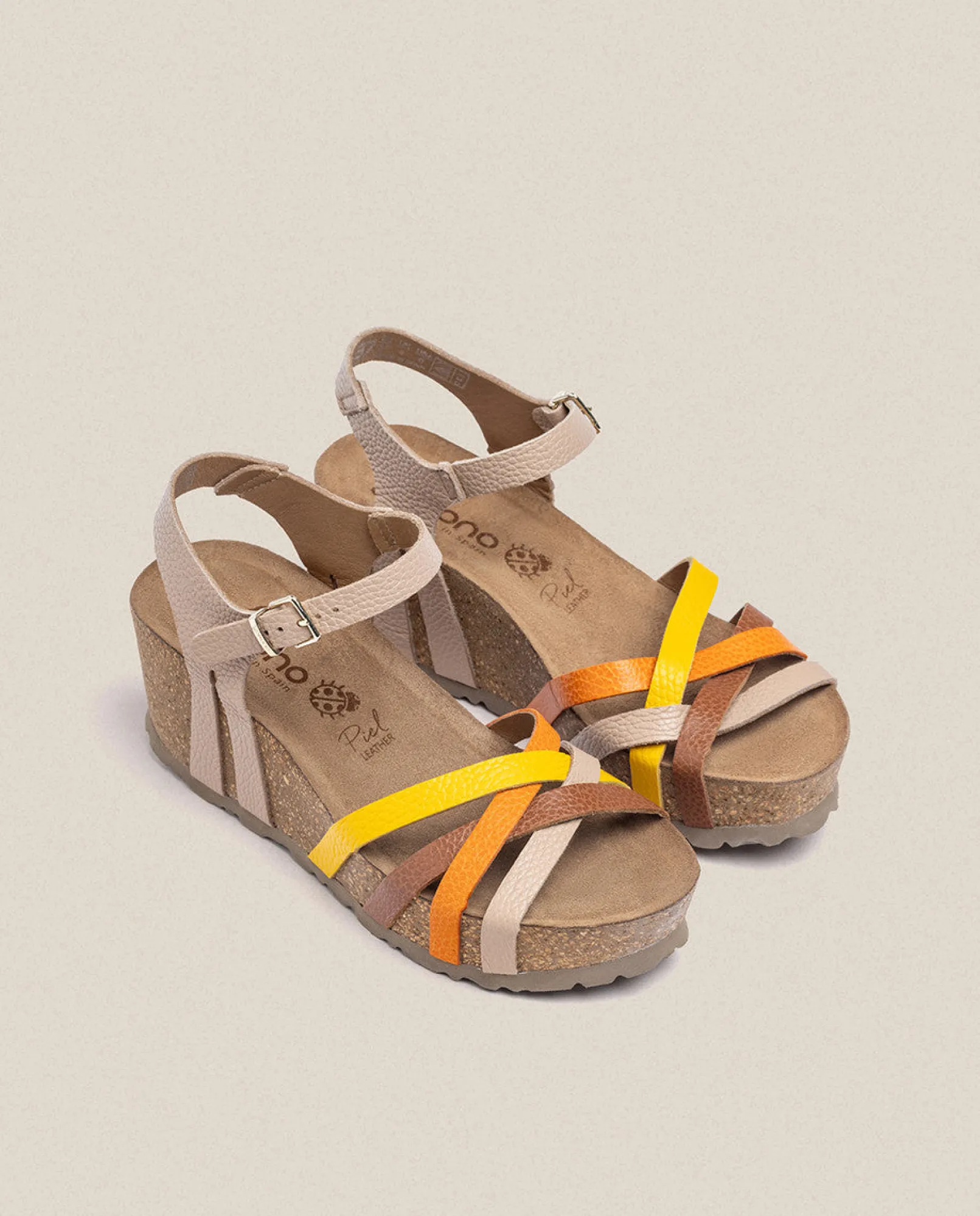 Discount Yokono Sandalia Cuña Bari 302 Beige