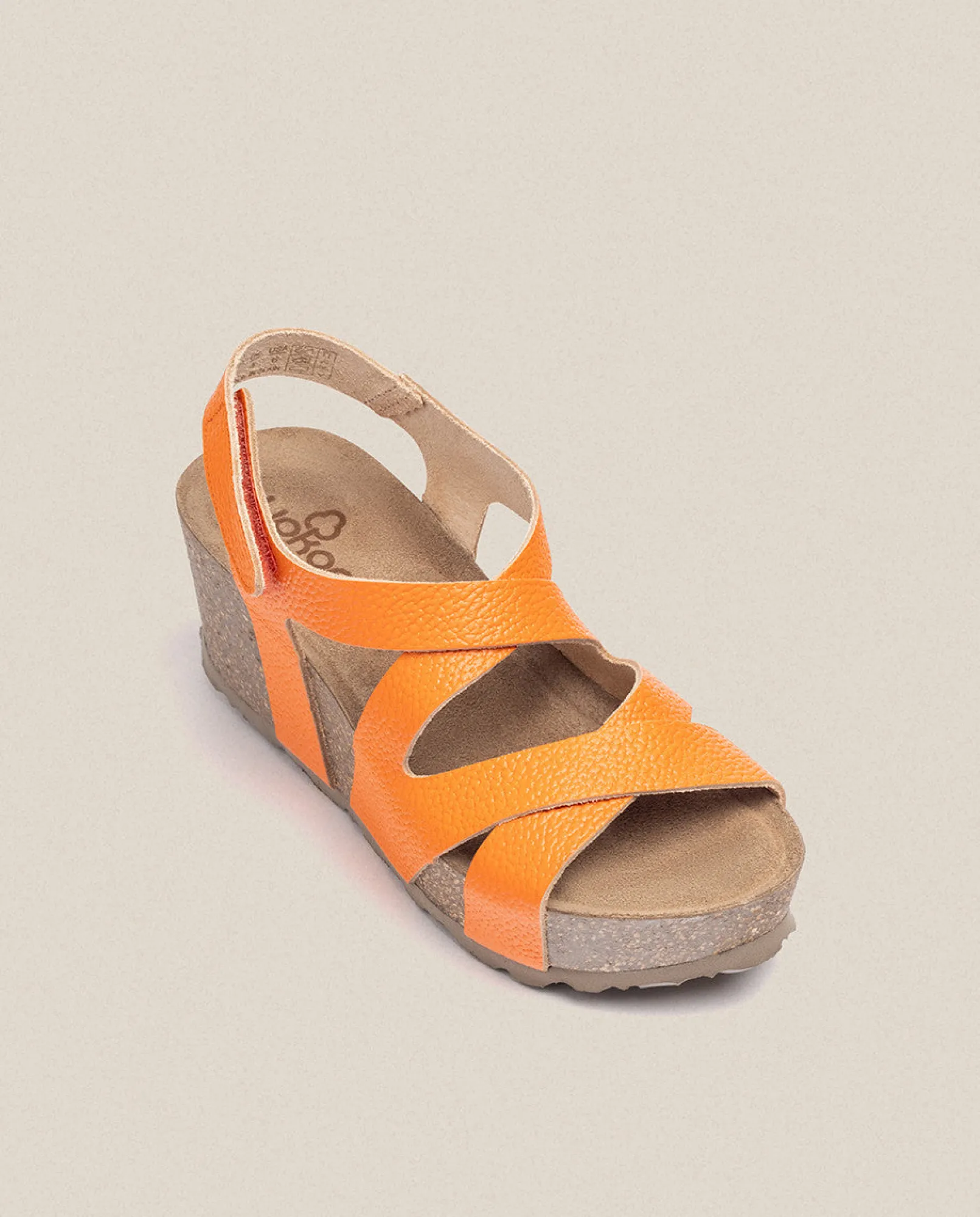 Fashion Yokono Sandalia Cuña Bari 303 Naranja