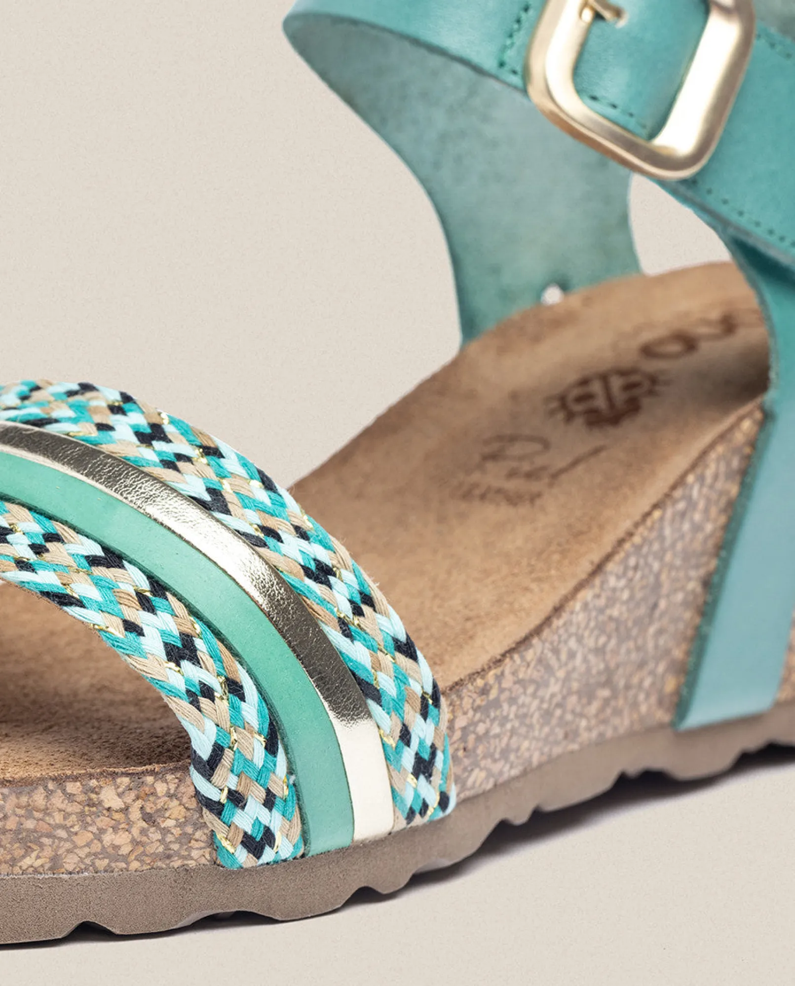 Shop Yokono Sandalia Cuña Cadiz 306 Azul