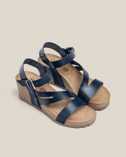 Flash Sale Yokono Sandalia Cuña Cadiz 302 Azul