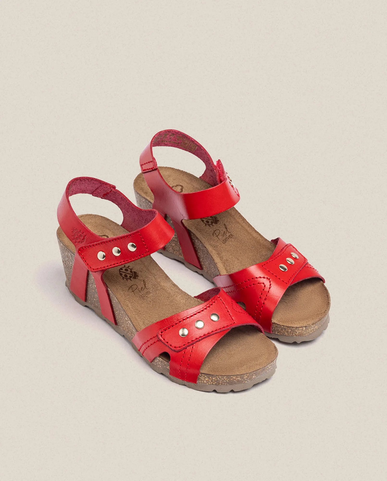 Best Yokono Sandalia Cuña Cadiz 303 Rojo