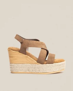 Sale Yokono Sandalia De Cuña Mey 003 Marron