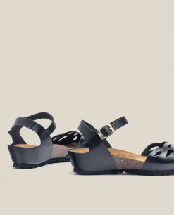 Flash Sale Yokono Sandalia De Cuña Monaco 003 Negro