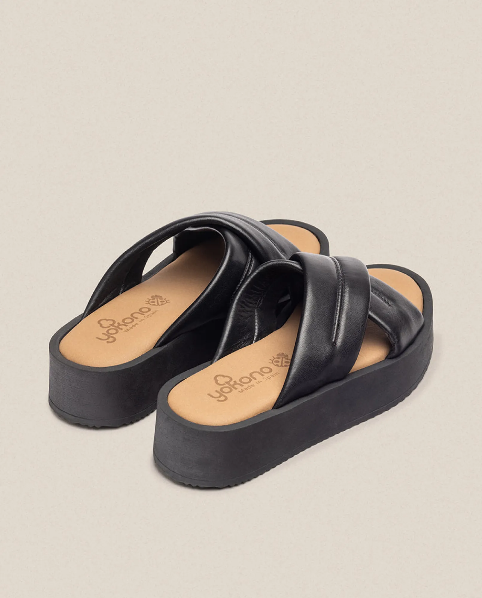 Best Sale Yokono Sandalia De Plataforma CARMEN-004 Negro