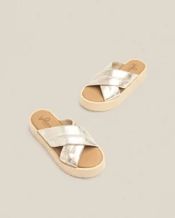 Sale Yokono Sandalia De Plataforma CARMEN-004 Dorado