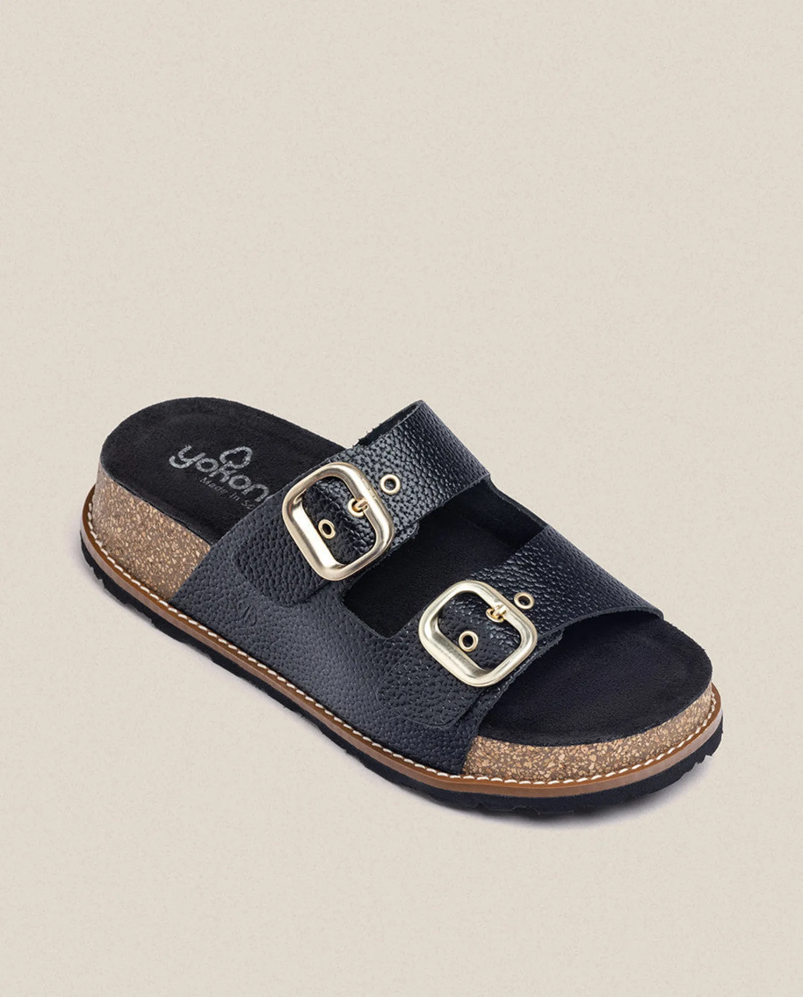 Cheap Yokono Sandalia De Plataforma Oca 013 Negro