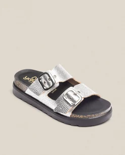 Flash Sale Yokono Sandalia De Plataforma Tunez 130 Plata