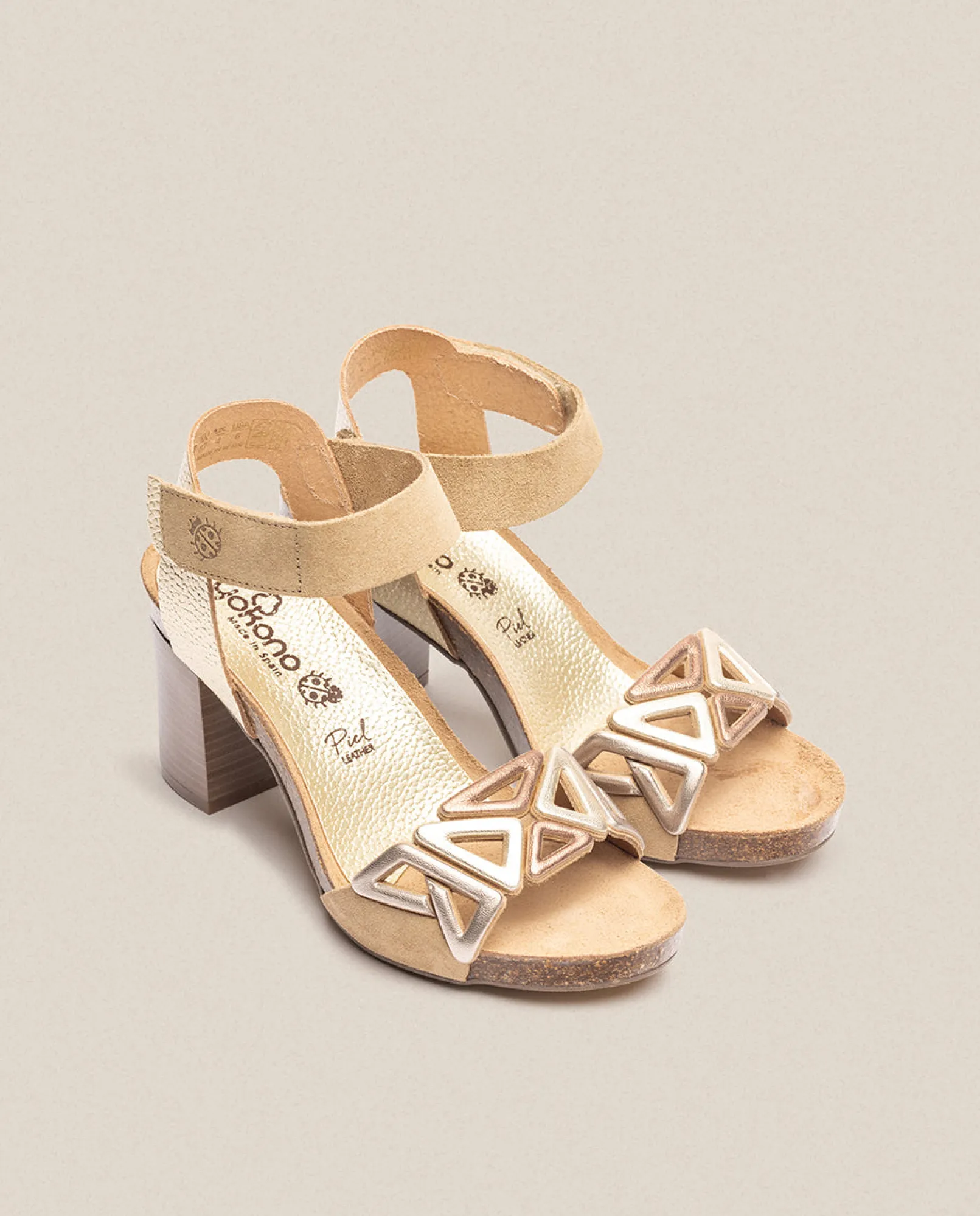 Online Yokono Sandalia De Tacón Ponza 007 Marron