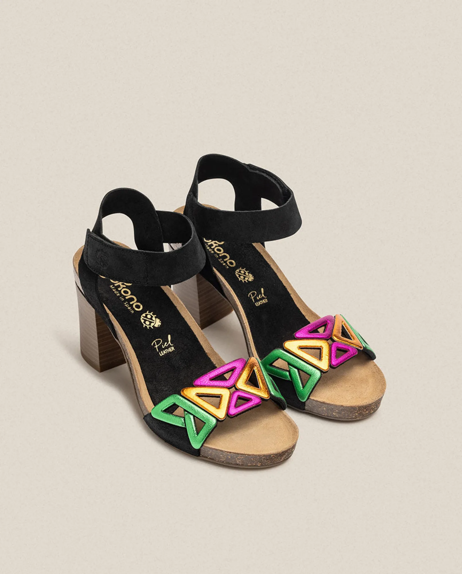 Cheap Yokono Sandalia De Tacón Ponza 007 Negro