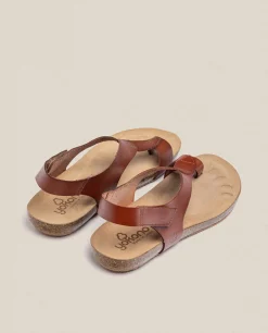 Clearance Yokono Sandalia Plana Ibiza 174 Marrón