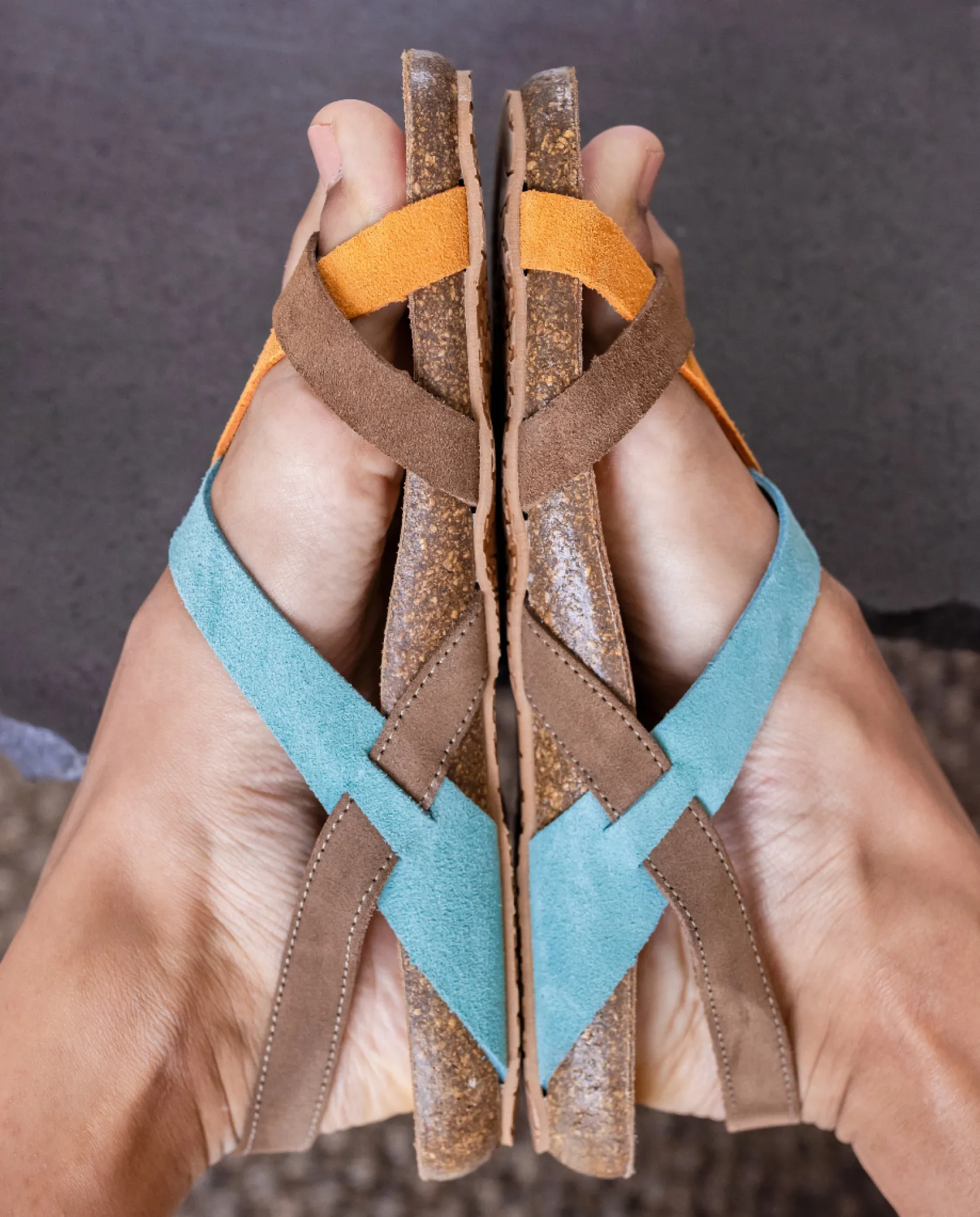 Online Yokono Sandalia Plana Ibiza 718 Naranja