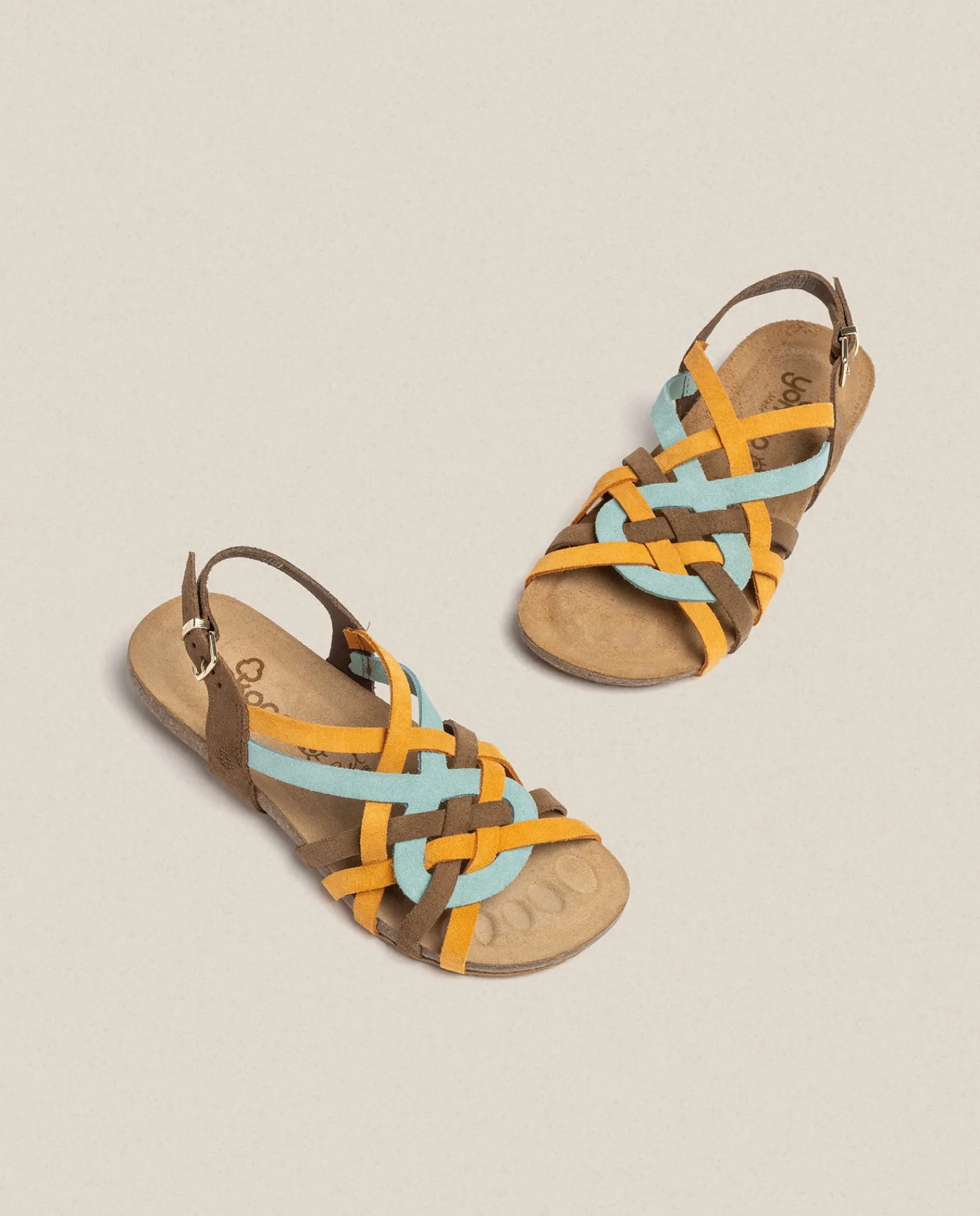 Sale Yokono Sandalia Plana Ibiza 175 Naranja