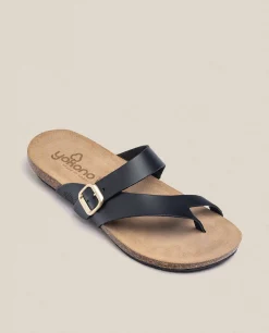 Sale Yokono Sandalia Plana Ibiza 013 Negro