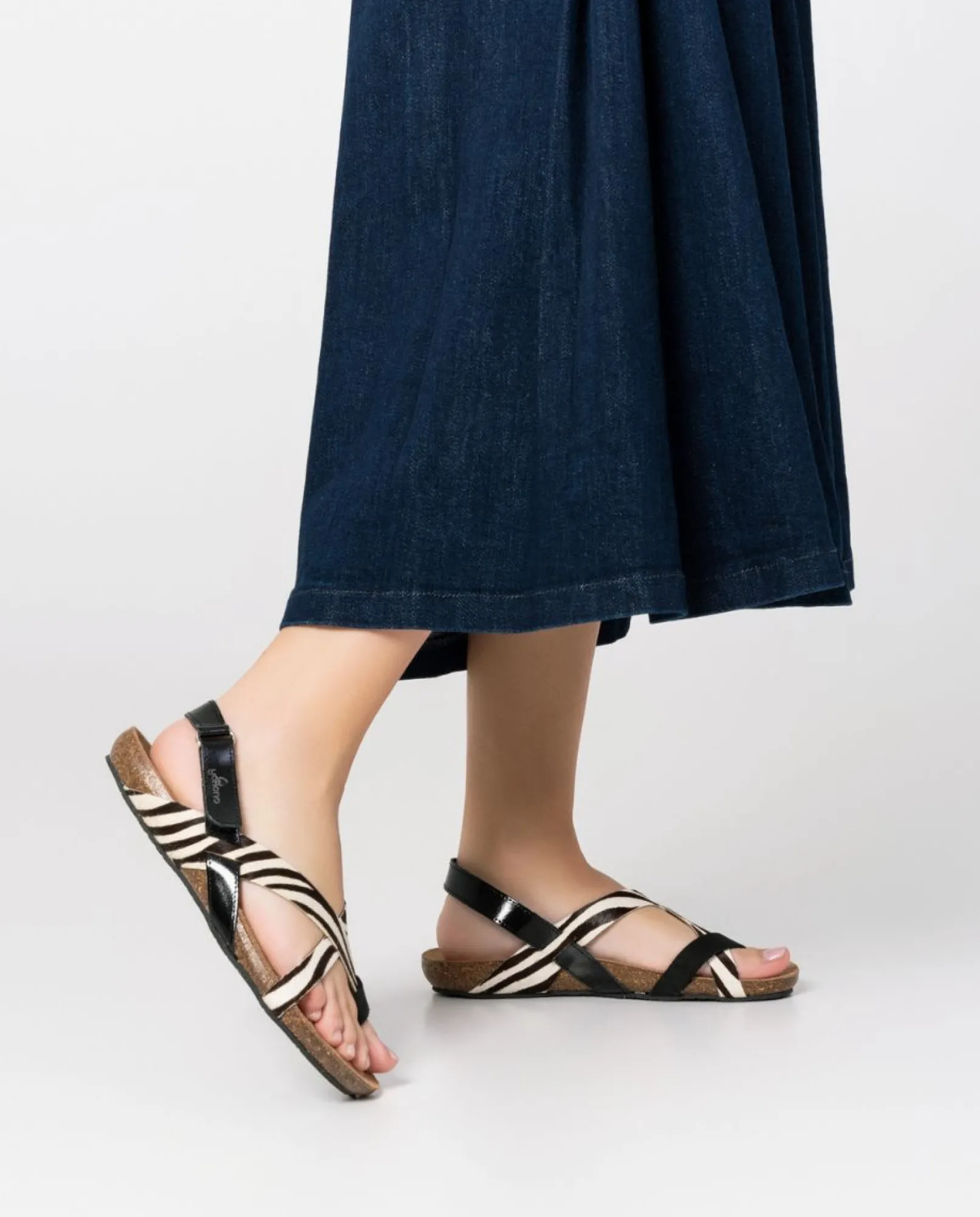 Best Sale Yokono Sandalia Plana Ibiza 718 Negro
