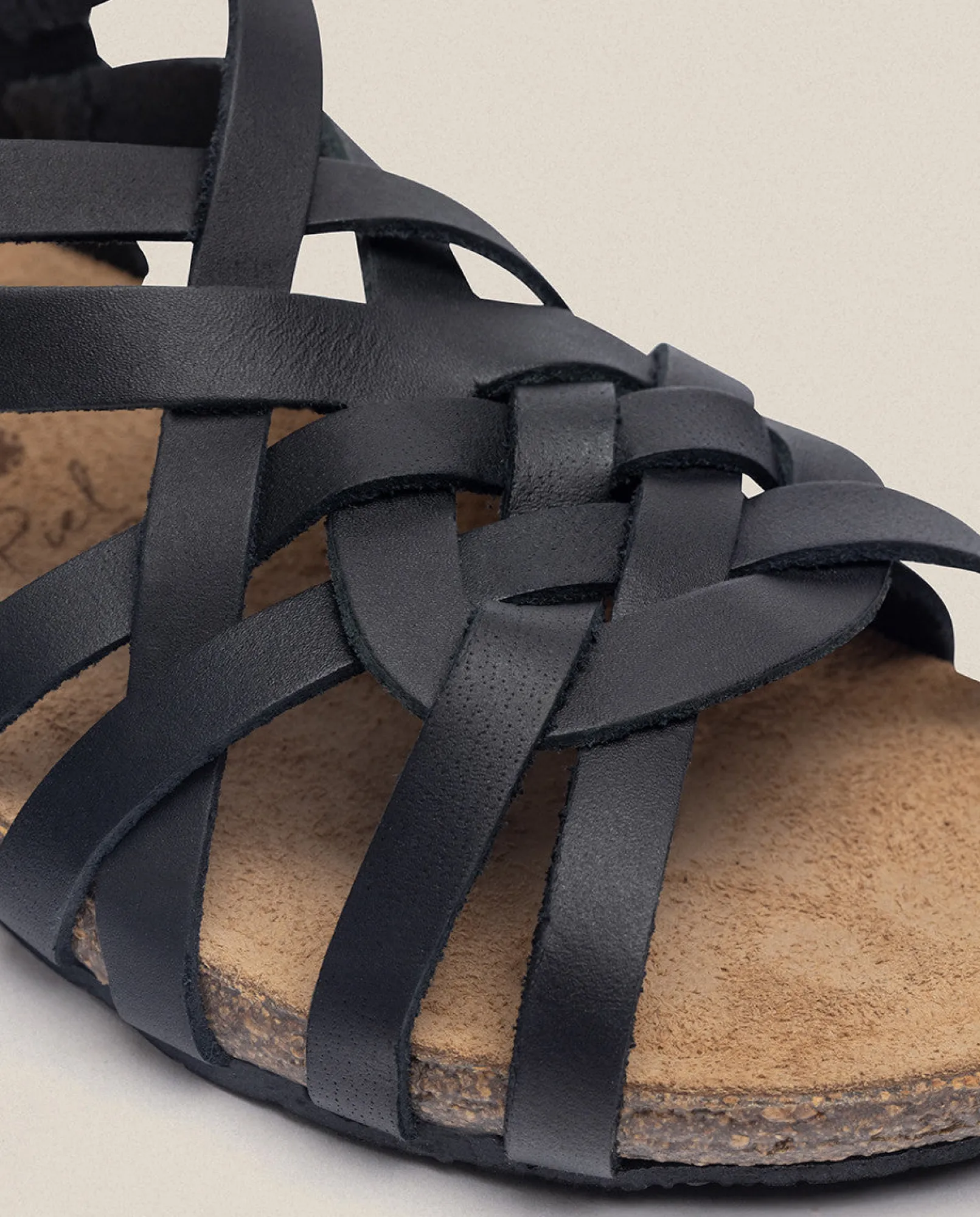 Shop Yokono Sandalia Plana Ibiza 175 Negro