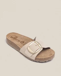 Sale Yokono Sandalia Plana Jerba 114 Beige