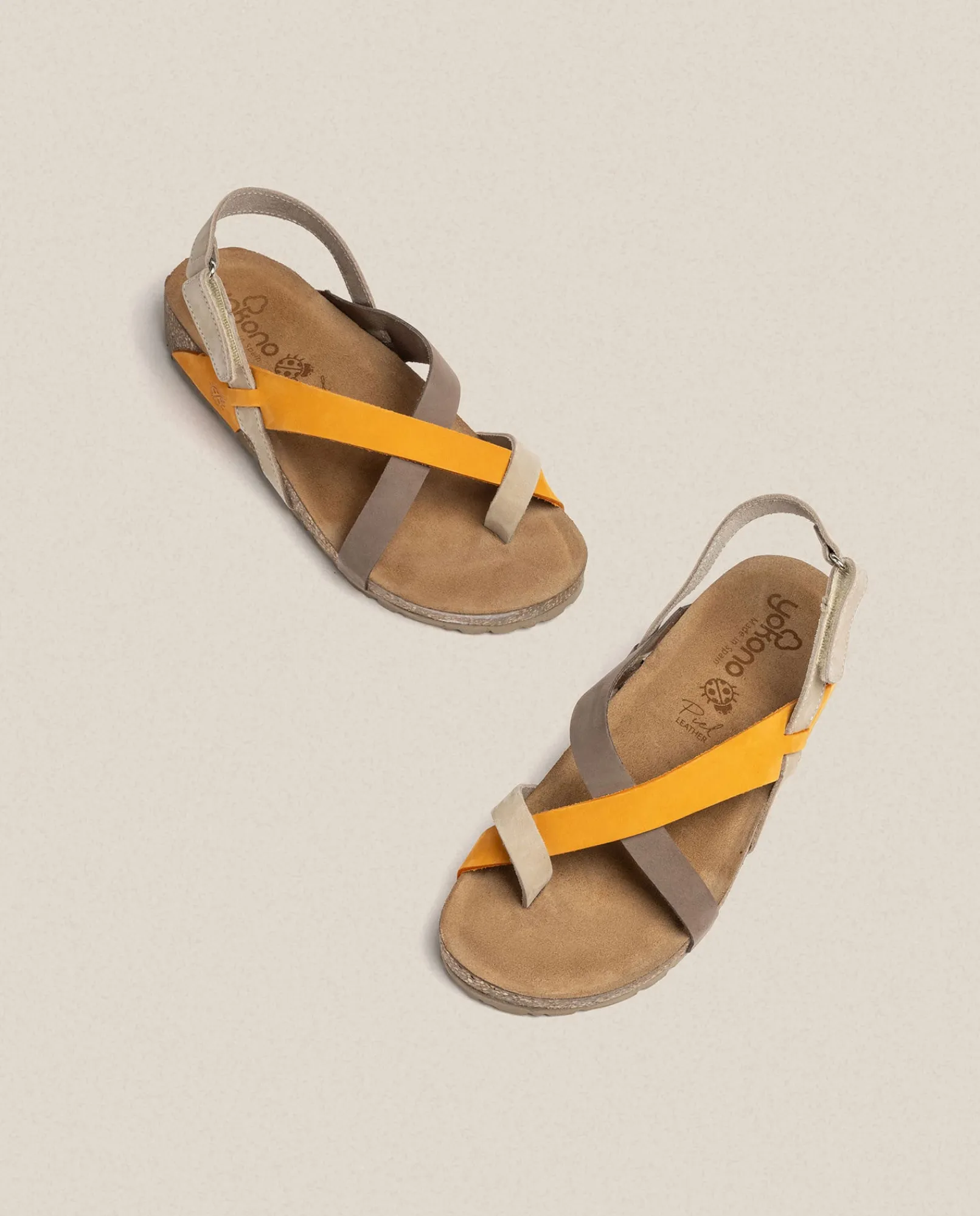 Clearance Yokono Sandalia Plana Jerba 718 Naranja