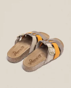 Fashion Yokono Sandalia Plana Jerba 137 Naranja