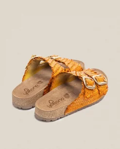 Sale Yokono Sandalia Plana Jerba 143 Naranja
