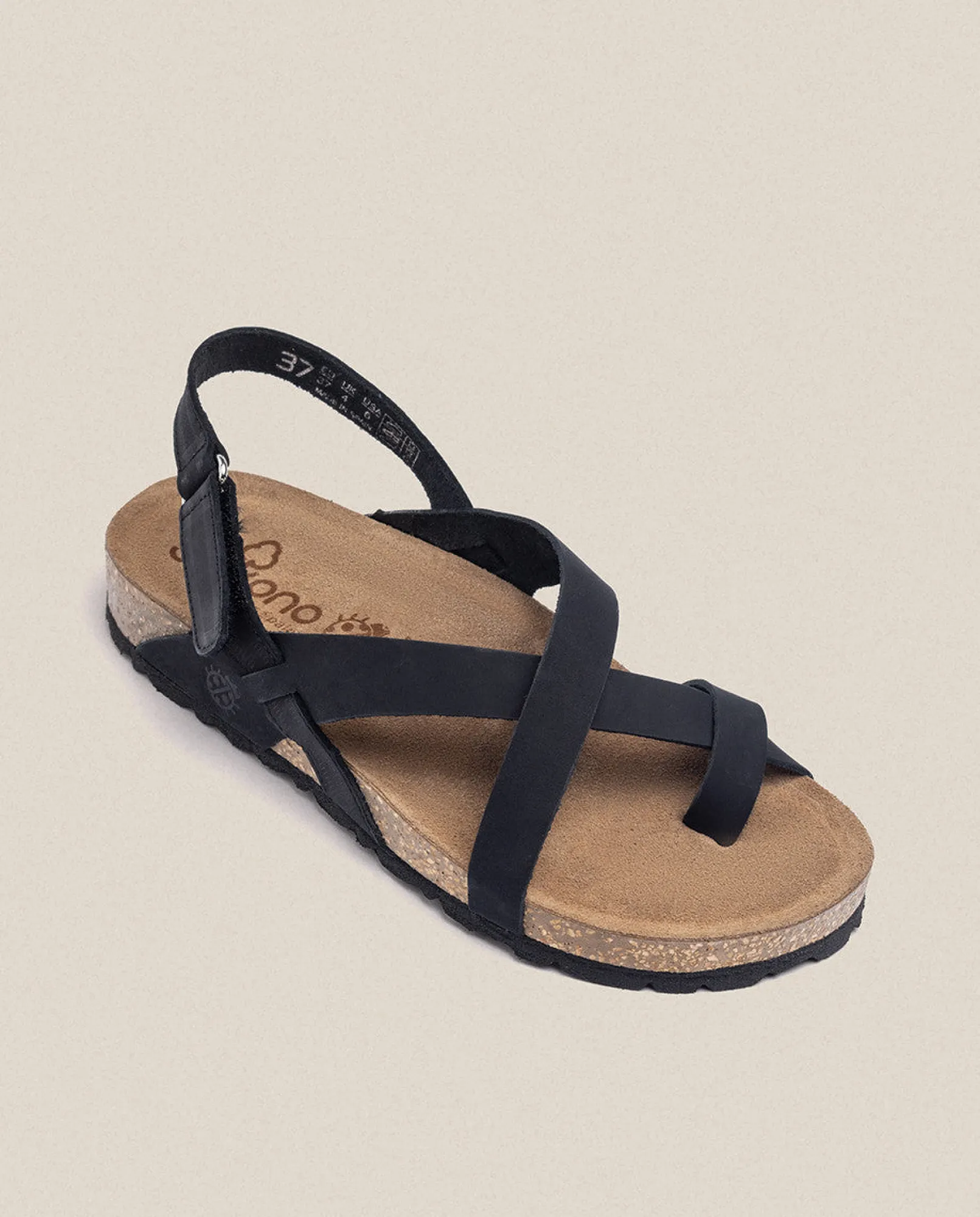 New Yokono Sandalia Plana Jerba 718 Negro