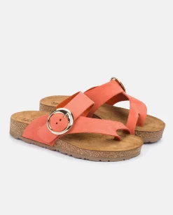 Outlet Yokono Sandalia Plana Jerba 113 Rojo