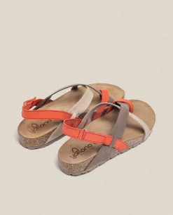 Best Sale Yokono Sandalia Plana Jerba 718 Rojo