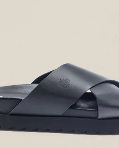 Clearance Yokono Sandalia Plana Man 003 Negro