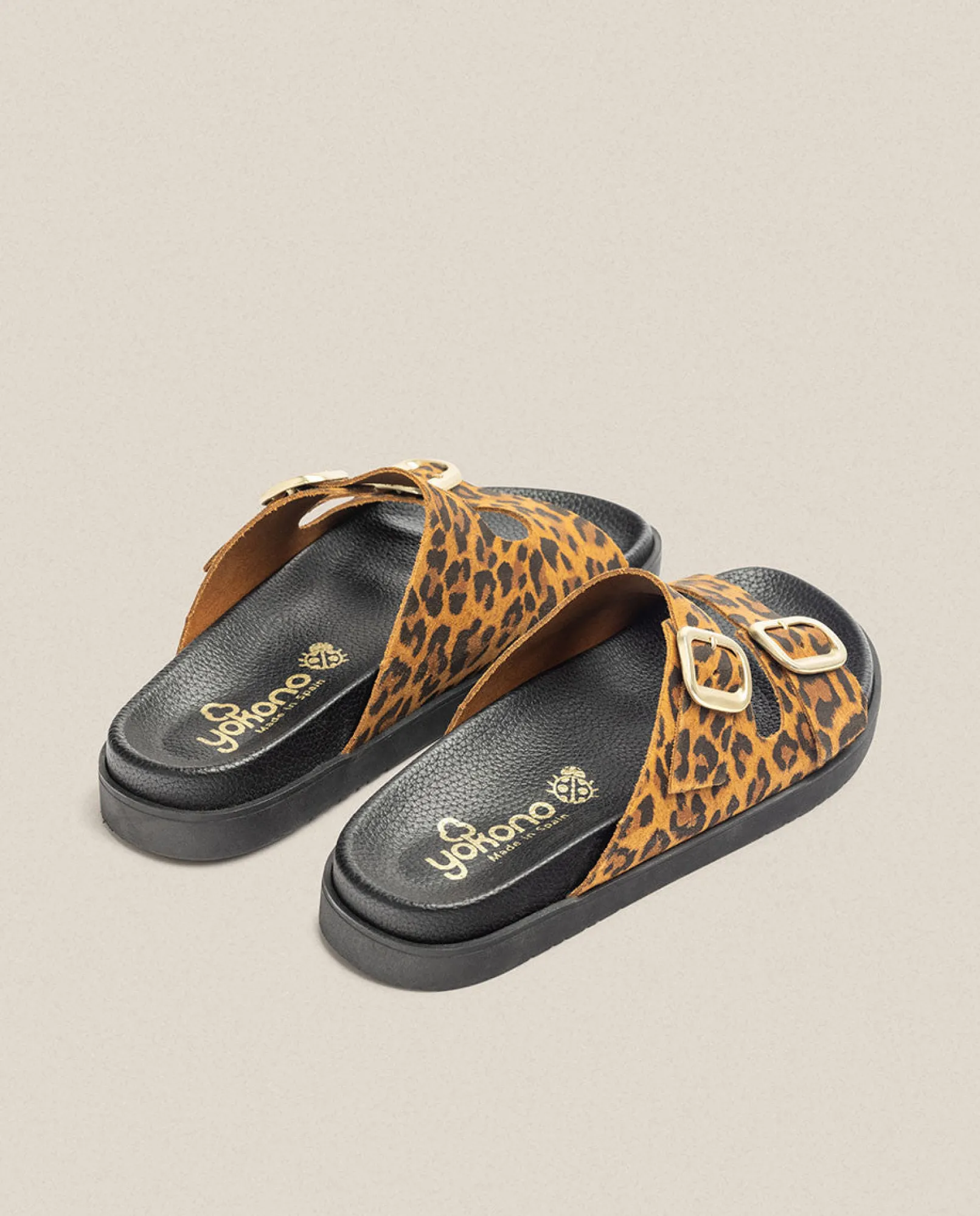 Flash Sale Yokono Sandalia Plana Morena 700 Leopardo