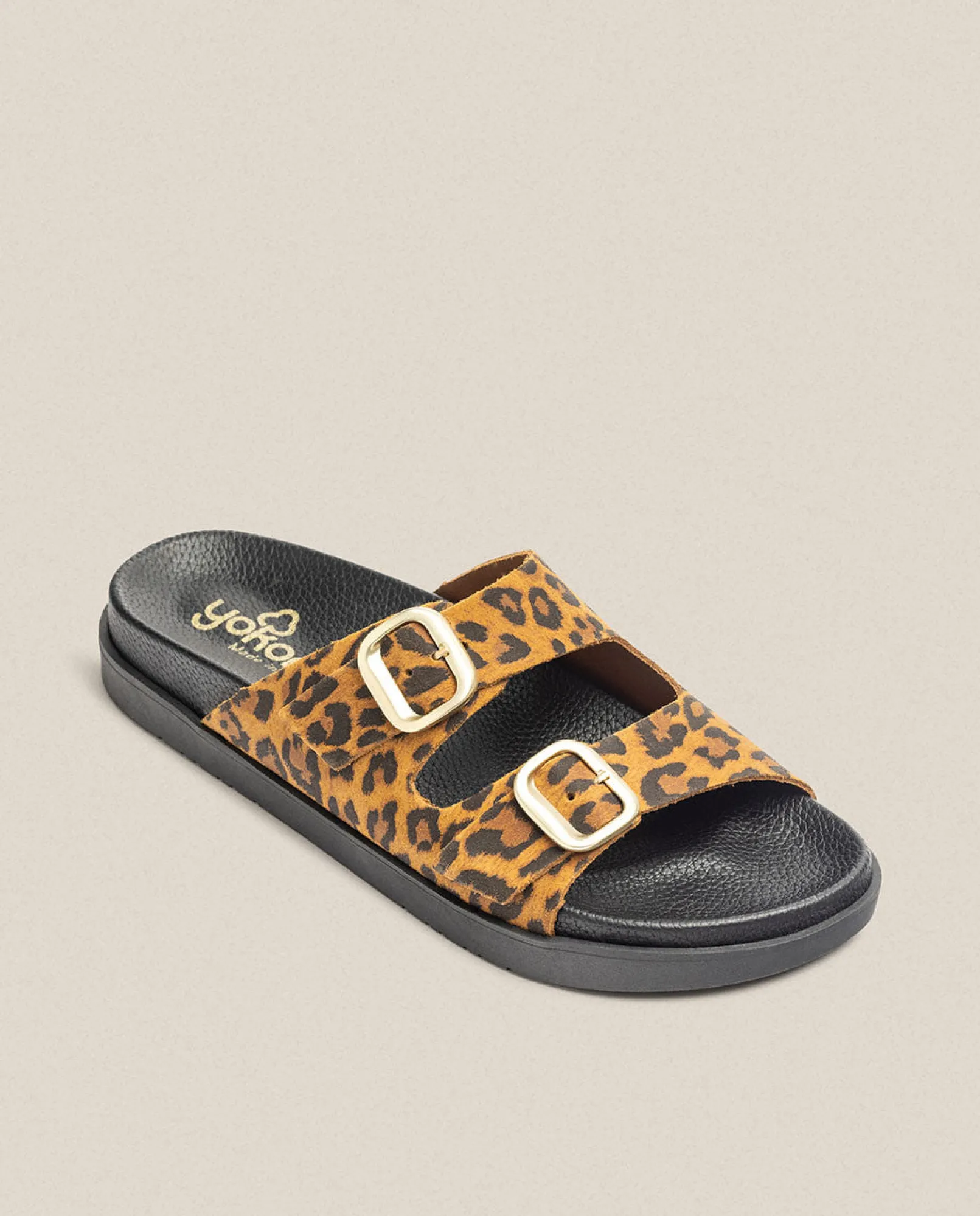 Flash Sale Yokono Sandalia Plana Morena 700 Leopardo