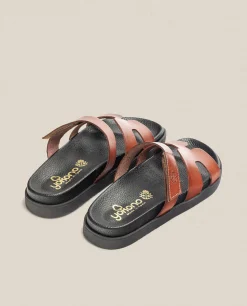 Discount Yokono Sandalia Plana Morena 125 Marrón