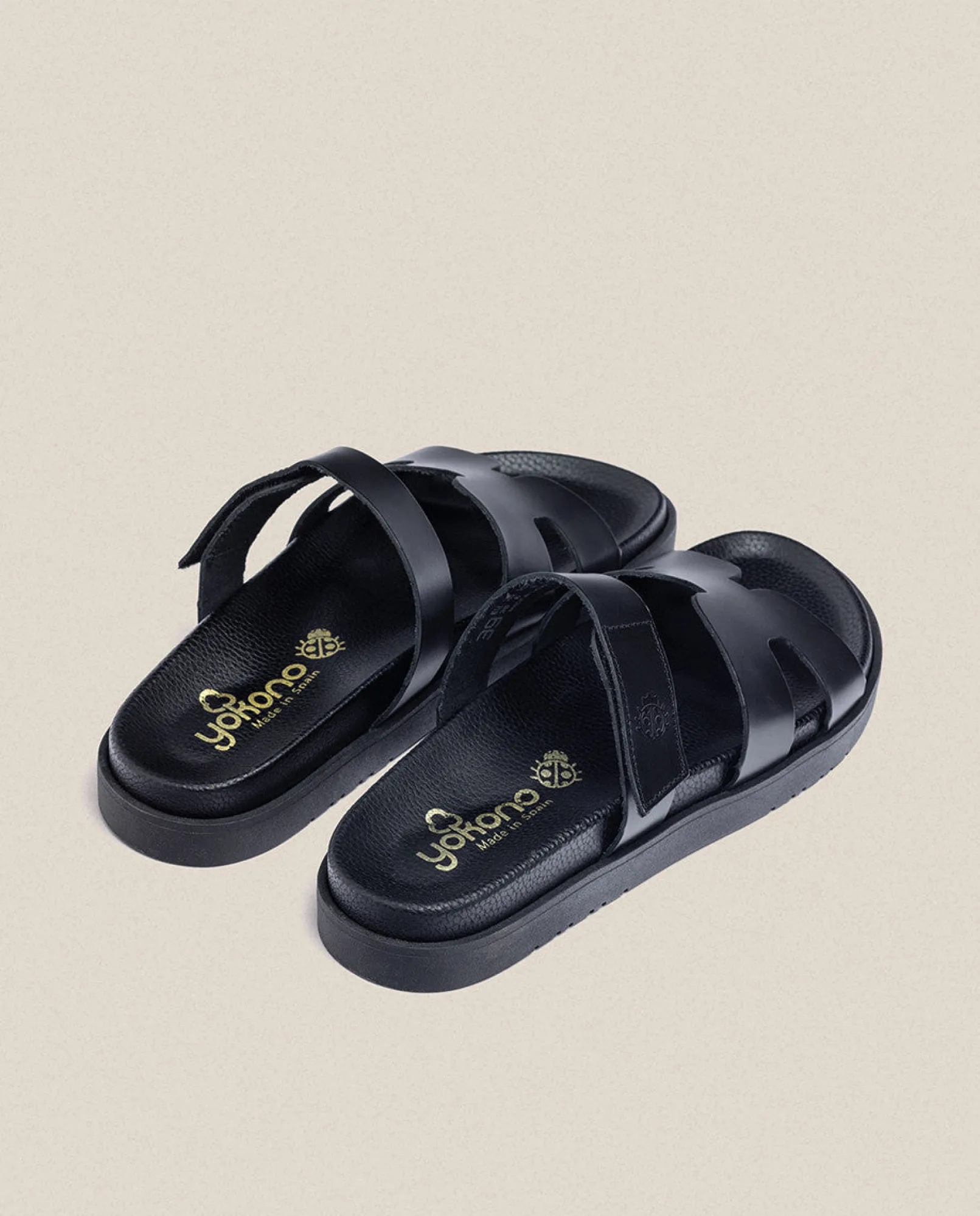 Outlet Yokono Sandalia Plana Morena 125 Negro