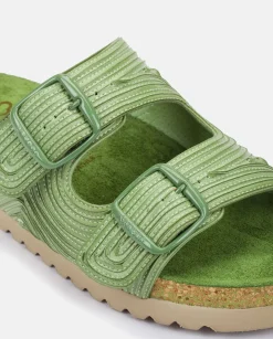 Cheap Yokono Sandalia Plana Noja 003 Verde