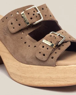 Sale Yokono Sandalia Tacón Bonai 003 Marrón