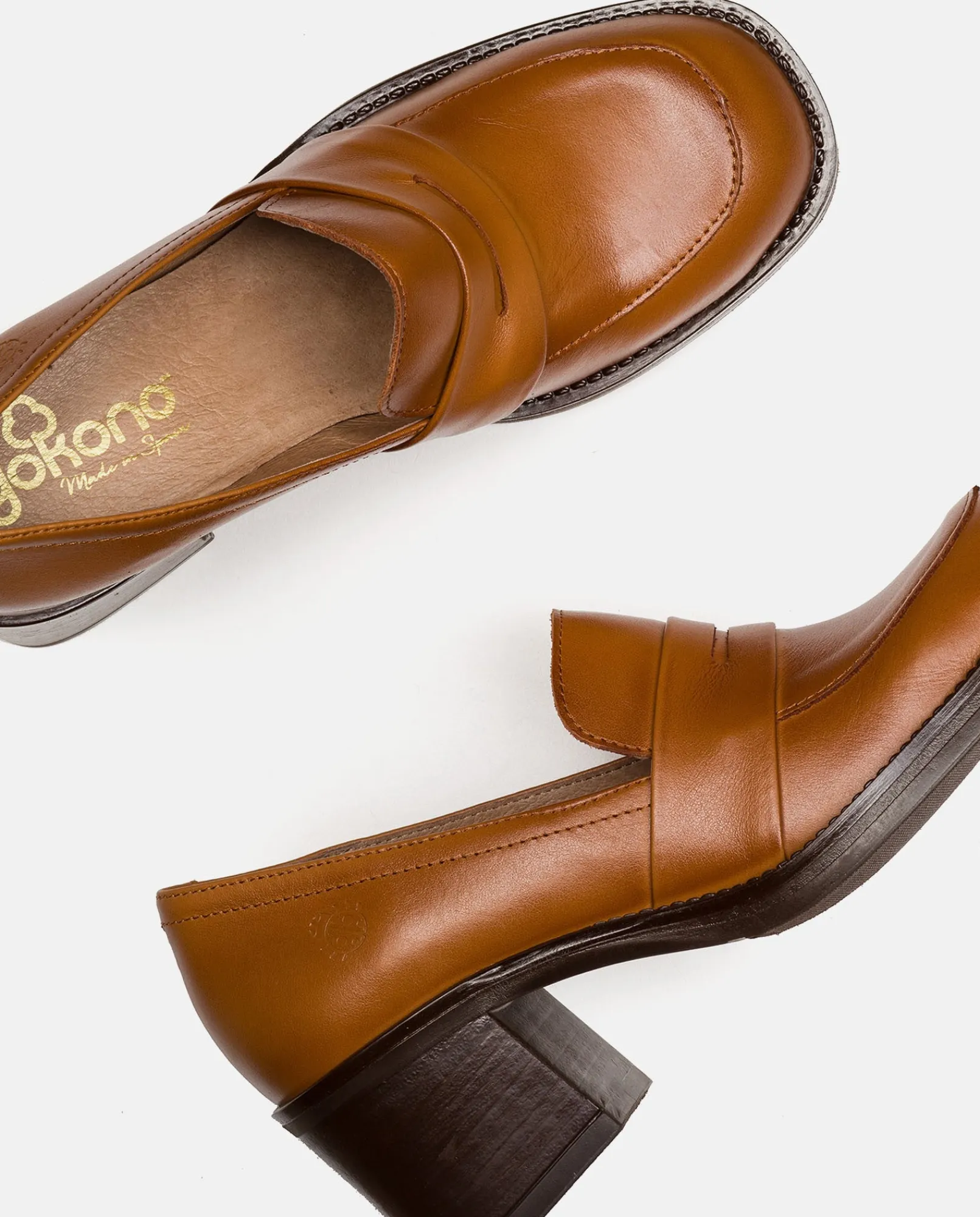 Sale Yokono Zapato De Tacón Landas 001 Cuero
